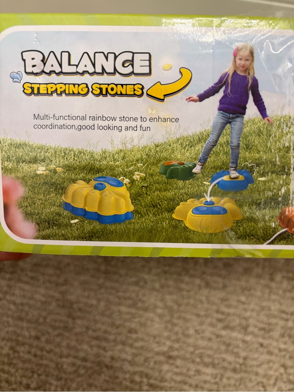 Balance Stepping Stones Kids Toy -Spray Water